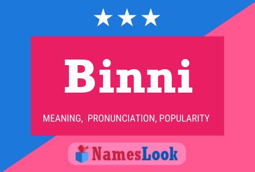 Binni Namensposter