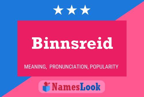 Binnsreid Namensposter