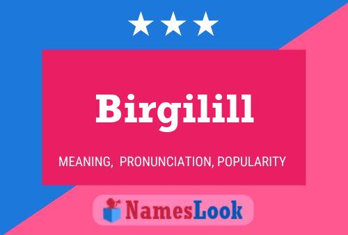 Birgilill Namensposter