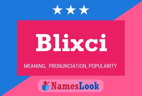 Blixci Namensposter