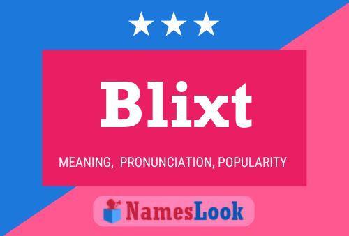 Blixt Namensposter