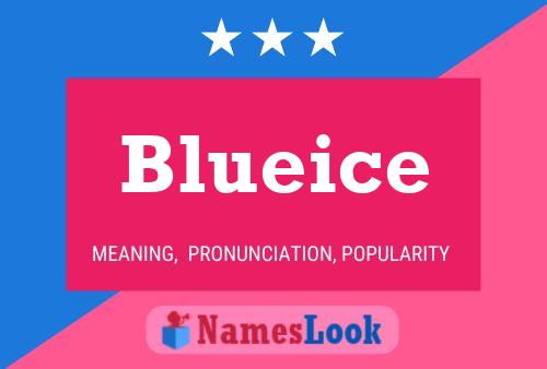 Blueice Namensposter