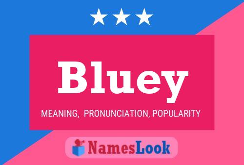 Bluey Namensposter