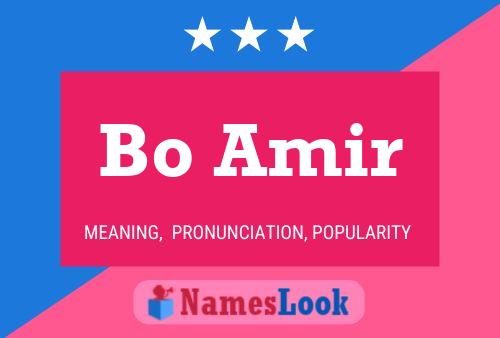 Bo Amir Namensposter