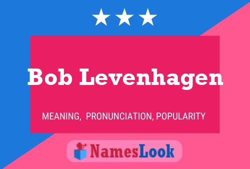 Bob Levenhagen Namensposter