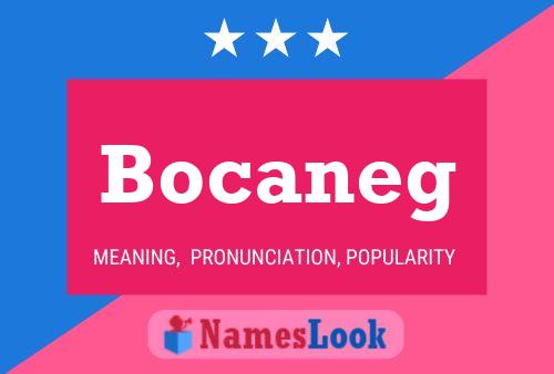 Bocaneg Namensposter