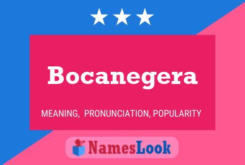 Bocanegera Namensposter