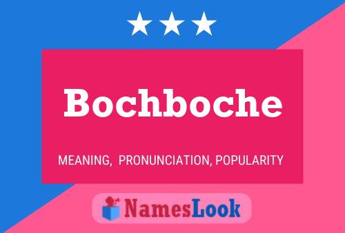 Bochboche Namensposter