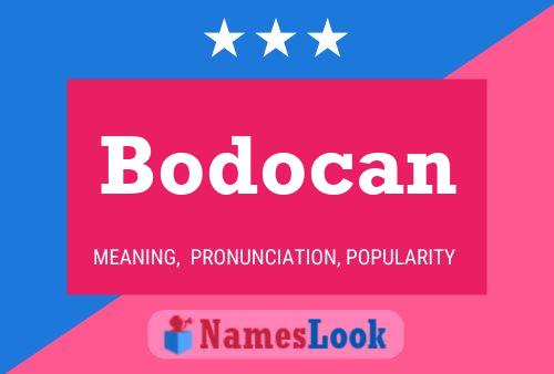 Bodocan Namensposter