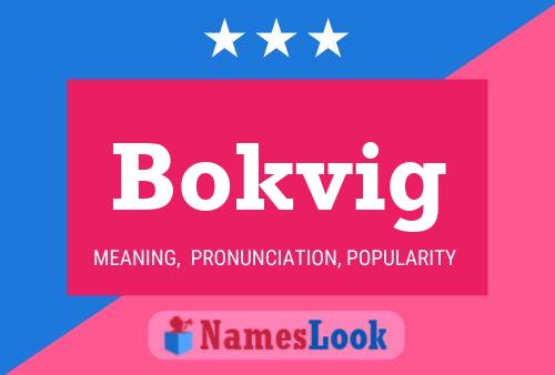 Bokvig Namensposter