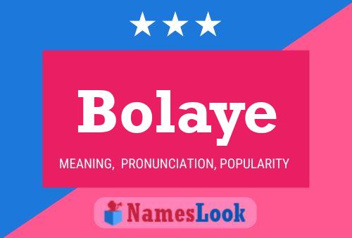 Bolaye Namensposter