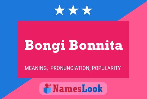 Bongi Bonnita Namensposter