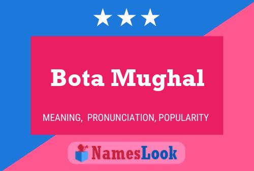 Bota Mughal Namensposter