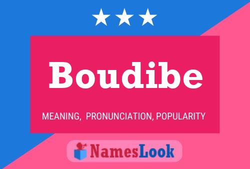 Boudibe Namensposter