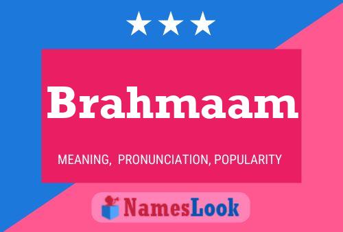 Brahmaam Namensposter