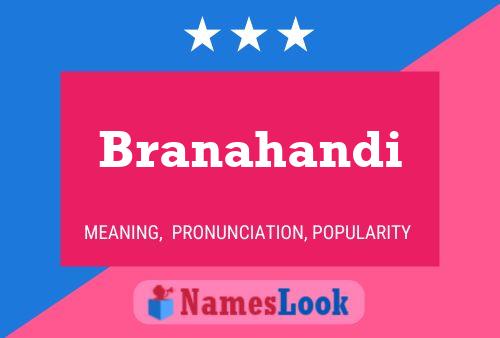 Branahandi Namensposter