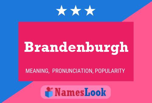 Brandenburgh Namensposter