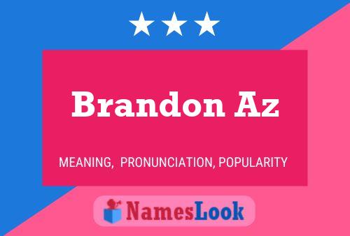 Brandon Az Namensposter