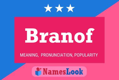 Branof Namensposter