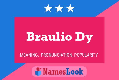 Braulio Dy Namensposter