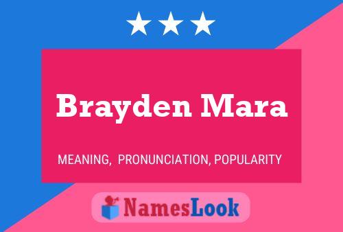 Brayden Mara Namensposter