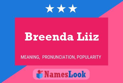 Breenda Liiz Namensposter