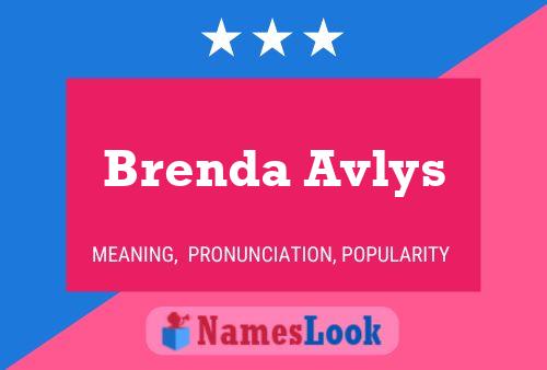 Brenda Avlys Namensposter