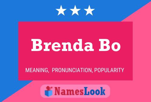 Brenda Bo Namensposter