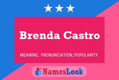 Brenda Castro Namensposter