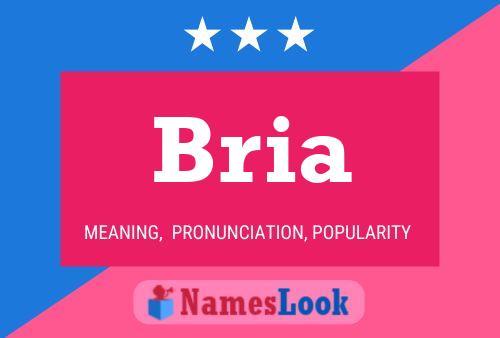 Bria Namensposter