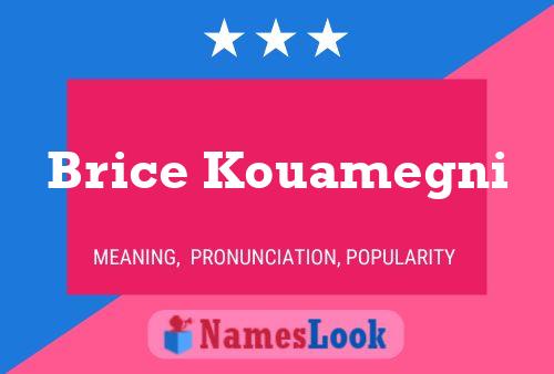 Brice Kouamegni Namensposter