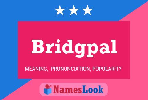 Bridgpal Namensposter