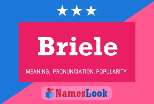 Briele Namensposter