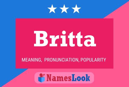 Britta Namensposter