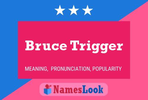 Bruce Trigger Namensposter