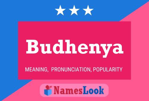 Budhenya Namensposter