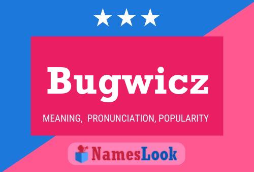 Bugwicz Namensposter