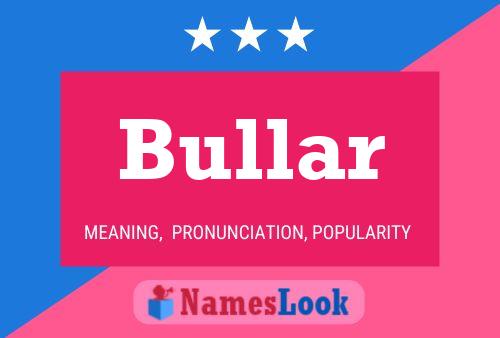 Bullar Namensposter