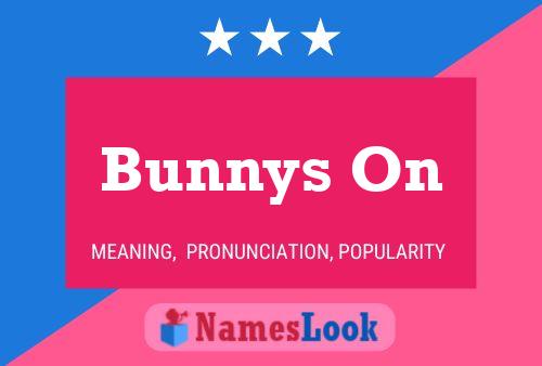 Bunnys On Namensposter