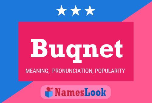 Buqnet Namensposter