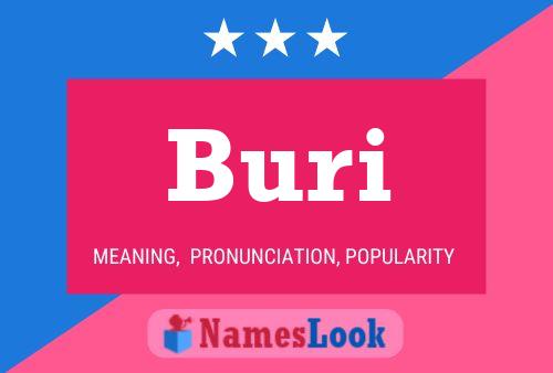 Buri Namensposter