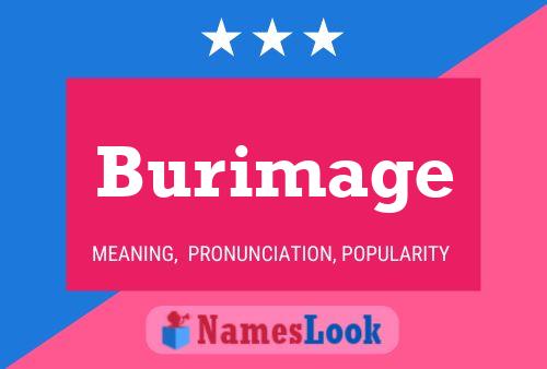 Burimage Namensposter