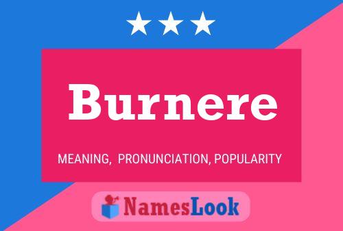 Burnere Namensposter