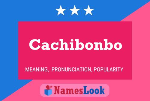 Cachibonbo Namensposter