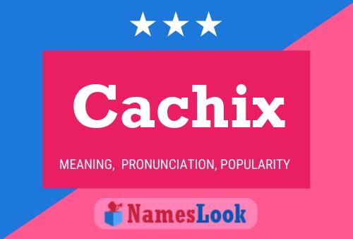 Cachix Namensposter