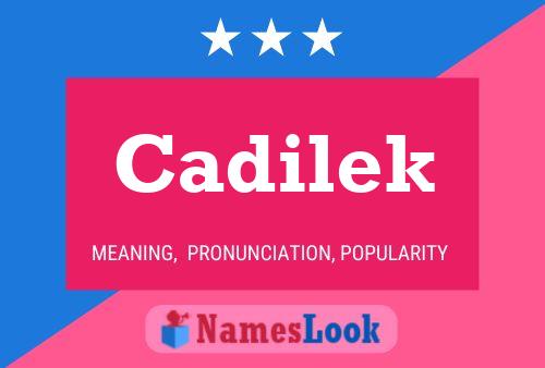 Cadilek Namensposter