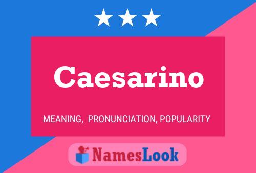 Caesarino Namensposter