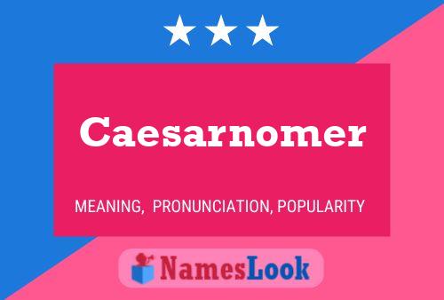 Caesarnomer Namensposter