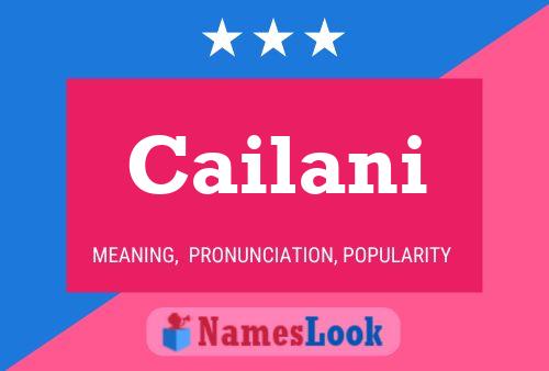 Cailani Namensposter