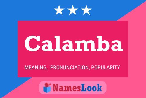 Calamba Namensposter